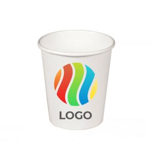 Стаканы бумажные для горячих напитков с логотипом Флексознак 133258