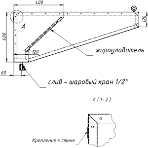 Зонты пристенные вытяжные Enigma RUS 145270