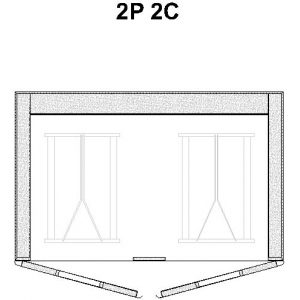 Камера расстоечная для печи ROTOR WIND 5*** ZANOLLI ROTOR WIND/CL 2P 2C-60X80 (DOORS: FROM RIGHT TO LEFT AND FROM LEFT TO RIGHT)