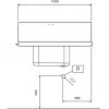Столешница-вставка для машин посудомоечных купольных ELECTROLUX BHHPIB10L