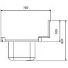 Столешница-вставка для машин посудомоечных купольных ELECTROLUX BHHPIB10L