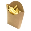 Коробка для картофеля фри 68X32X100мм крафт бумага