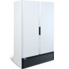 Шкаф холодильный, 1120л, 2 двери глухие, 8 полок, ножки, 0/+7C, дин.охл., белый, агрегат нижний, решетка агрегата черная, R290
