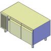 Подставка холодильная, GN1/1, L1.20м, без столешницы, 2 двери глухие, ножки, +2/+10С, нерж.сталь, дин.охл., агрегат слева, для линии G7001