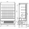 Стеллаж холодильный ПОЛЮС FC 20-07 VM 1,3-2 9006-9005 (CARBOMA CUBE 1930/710 ВХСп-1,3)