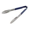 Щипцы универсальные L 24см ЛИСТ с синей пластиковой ручкой, нерж.сталь