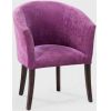 Кресло Бордо, мягкое, обивка ткань II категории фиолетовая