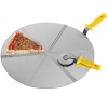 Блюдо D 45см для пиццы с режущими направляющими, 8 кусков, нерж. сталь