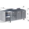 Стол холодильный STUDIO 54 DAIQUIRI 1720X600 SPLASHBACK+66157006