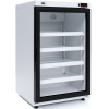 Шкаф холодильный,  150л, 1 дверь стекло, 4 полки, ножки, -6/+6C, дин.охл., белый, рама двери черная, R290