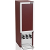 Шкаф-диспенсер холодильный для вина,  3х10л (90л), 1 дверь глухая, ножки, +3/+9С, стат.охл., бордовый, R600a, 3 крана