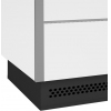 Горка холодильная BRANDFORD VENTO_S_PLUG-IN.BU внеш RAL 9003 внутр. нерж. сталь+стеклянная боковина, 2шт.+комплект освещения WHITE-4000K (1,2,3,4,5 линий)