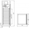 Шкаф холодильный ПОЛЮС M560-1-G EN-HHC (7) 0430  (тип 2: с дисплеем 7’’)