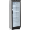 Шкаф холодильный для напитков, 372л, 1 дверь стекло, 4 полки, ножки+колеса, +2/+10С, дин.охл., белый, R600a, LED