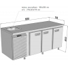 Стол холодильный Финист СХС-700-3 (1810х700х850) мойка над агрегатом, агрегат слева