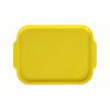 Поднос столовый с ручками L 45см w 35,5см прямоугольный, полистирол желтый