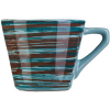 Чашка чайная Скандинавия 200мл керамика голуб./коричнев.