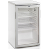 Шкаф холодильный для напитков (минибар), 109л, 1 дверь стекло, 3 полки, ножки, +2/+10С, дин.охл., белый, R600a, LED