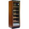 Шкаф холодильный для вина, 372л, 1 дверь стекло, 5 полок, +10/+18С, дин.охл., коричневый, R600a