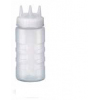 Бутылка для соуса 470мл D 7,5 см h 18,7см, пластик прозрачный