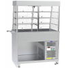Прилавок-витрина холодильный ABAT ПВВ(Н)-70Х-С-02-НШ HOT-LINE