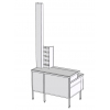 Стол производственный для витрины ROBOLABS KF052-01-1350-950A
