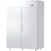 Шкаф холодильный, GN1/1+GN2/4, 1000л, 2 двери глухие, 10 полок, ножки, 0/+6С, дин.охл., белый, R290, ручки короткие
