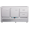 Стол холодильный ABAT СХС-70Н-02 (дверь, дверь, ящики 1/2) без борта