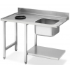 Стол входной для машин посудомоечных HTY5XX SMEG WT51200SHL