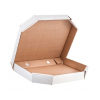 Коробка для пиццы трапеция 340х340х40мм картон белый профиль "E"