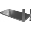 Полка сплошная для стола производственного,  600х460х35мм, оцинк.сталь