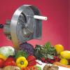 Овощерезка-тёрка механическая для овощей и фруктов, настольная, D отверстия 5мм, горизонтальная резка, ротор