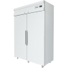 Шкаф холодильный, 1000л, 2 двери глухие, 8 полок, ножки, -5/+5С, дин.охл., белый