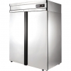 Шкаф холодильный, GN2/1, 1400л, 2 двери глухие, 8 полок, ножки, -5/+5С, дин.охл., нерж.сталь