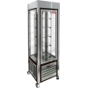 Витрина холодильная напольная, вертикальная, L0.60м, 5 полок, +2/+10С, дин.охл., нерж.сталь. 4-х стороннее остекление. полки вращающиеся