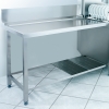 Стол входной-выходной для машин посудомоечных PT WINTERHALTER 711 (1200X700X850) LEFT, WITHOUT SINK