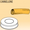 Матрица латунно-бронзовая для аппарата для макаронных изделий MPF1.5N, (D50мм), cannellone (трубочки большие), D25мм