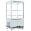 Витрина холодильная настольная, вертикальная, L0.43м,  58л, 2 полки-решетки, 0/+12С, белая